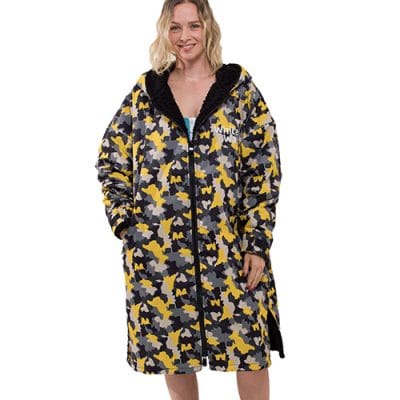 WHITE WATER PRO YELLOW CAMO WITH BLACK LAMBSWOOL LINING