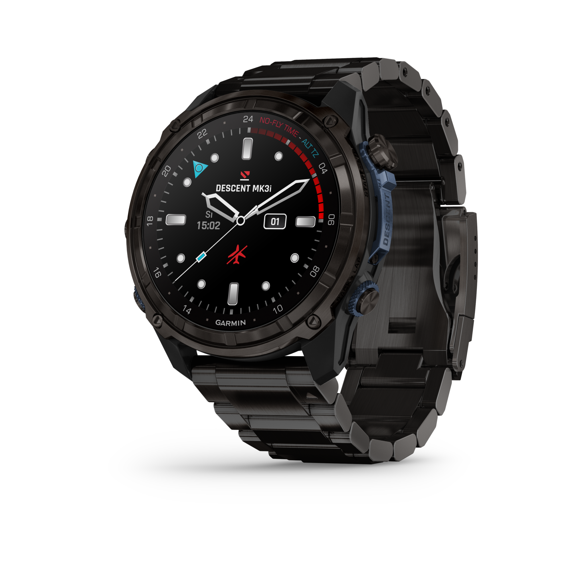 MK3i Descent Carbon Gray DLC Titanium with DLC Titanium Band