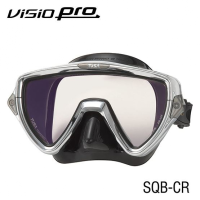 TUSA M-110S Visio PRO Mask - Black / Chrome