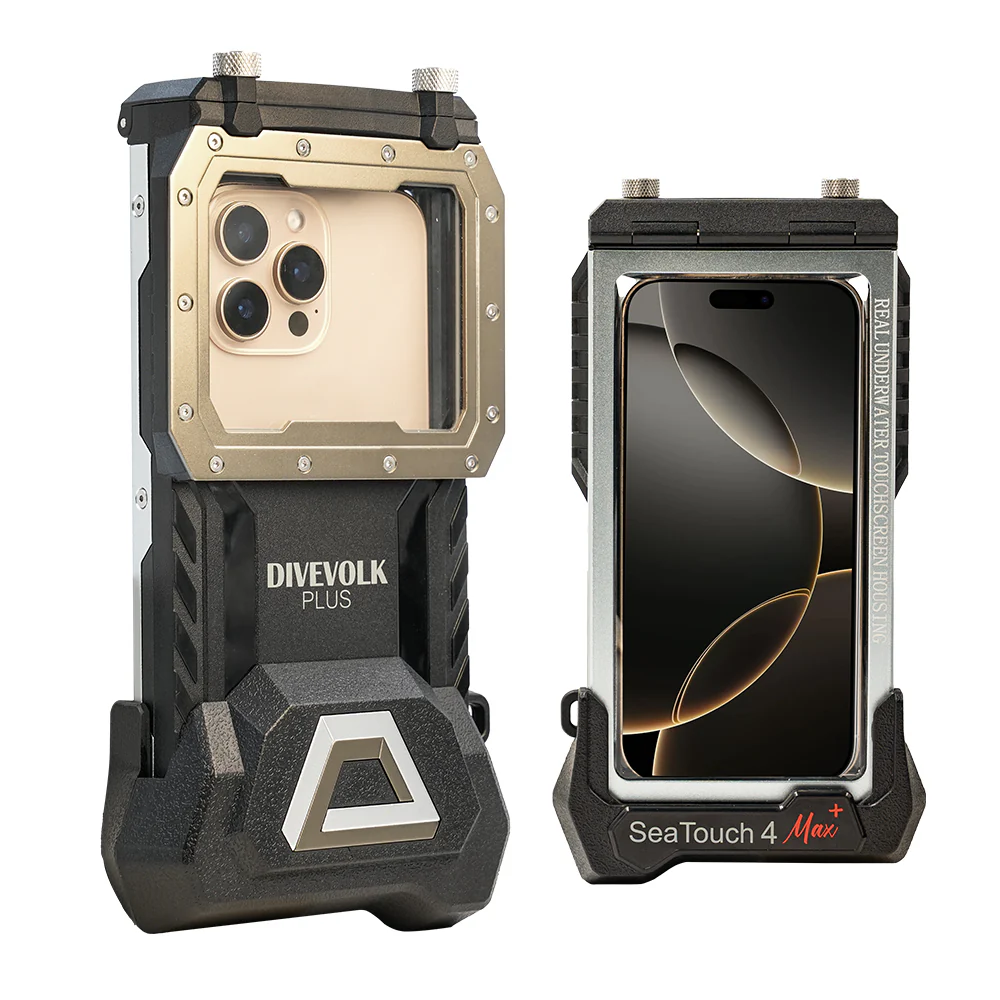 DIVEVOLK SeaTouch 4 Max Underwater Smartphone Housing - Black