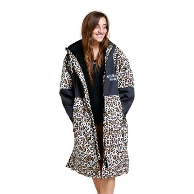 White Water Hard Shell Robe – Leopard Print
